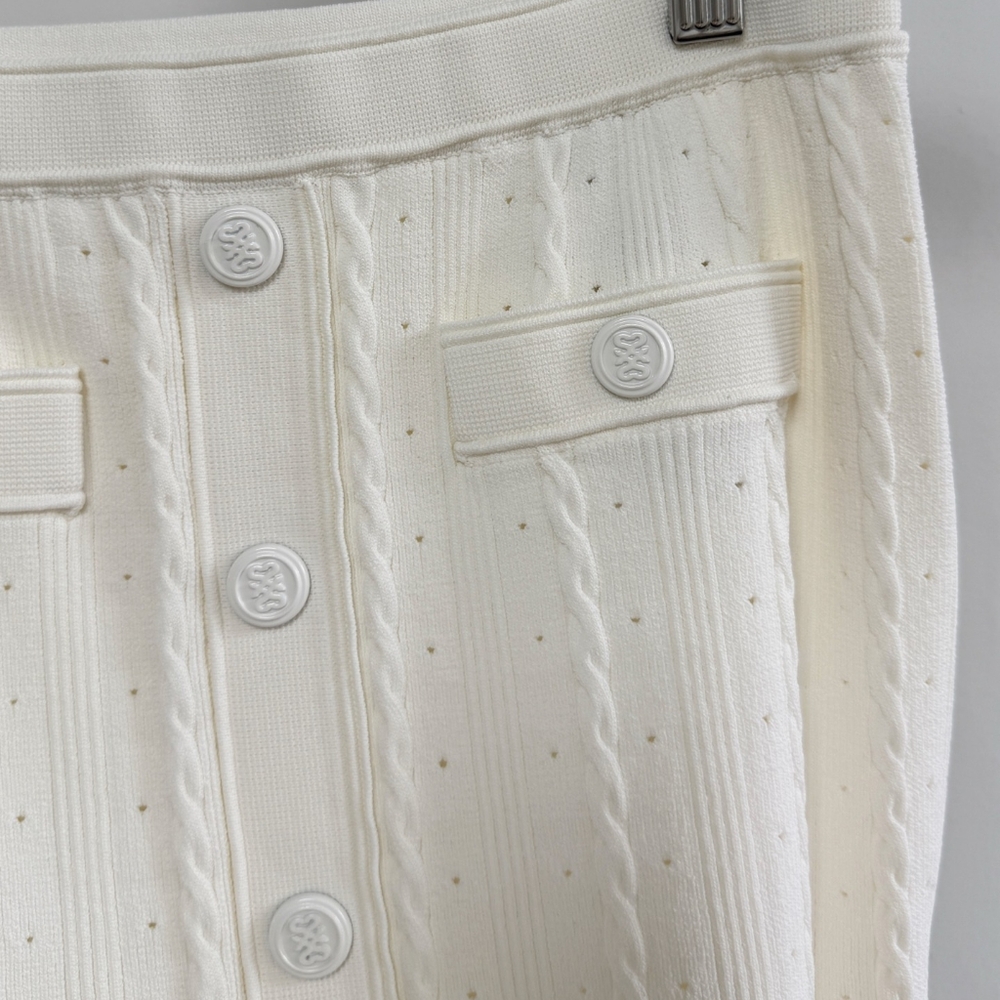 Sandro Pointelle knit midi skirt - Picture 9 of 12